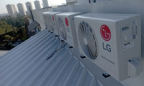 Instalação de ar-condicionado